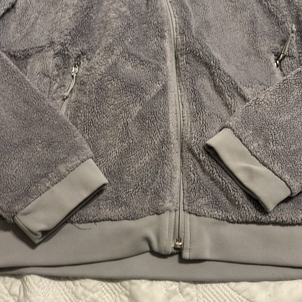 The North Face Women's Osito full-zip fleece jacket in a grey  size large - Picture 8 of 12